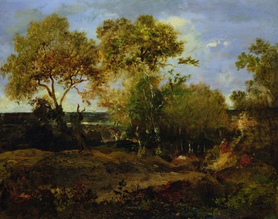 El fin del otoño de Pierre Etienne Theodore Rousseau